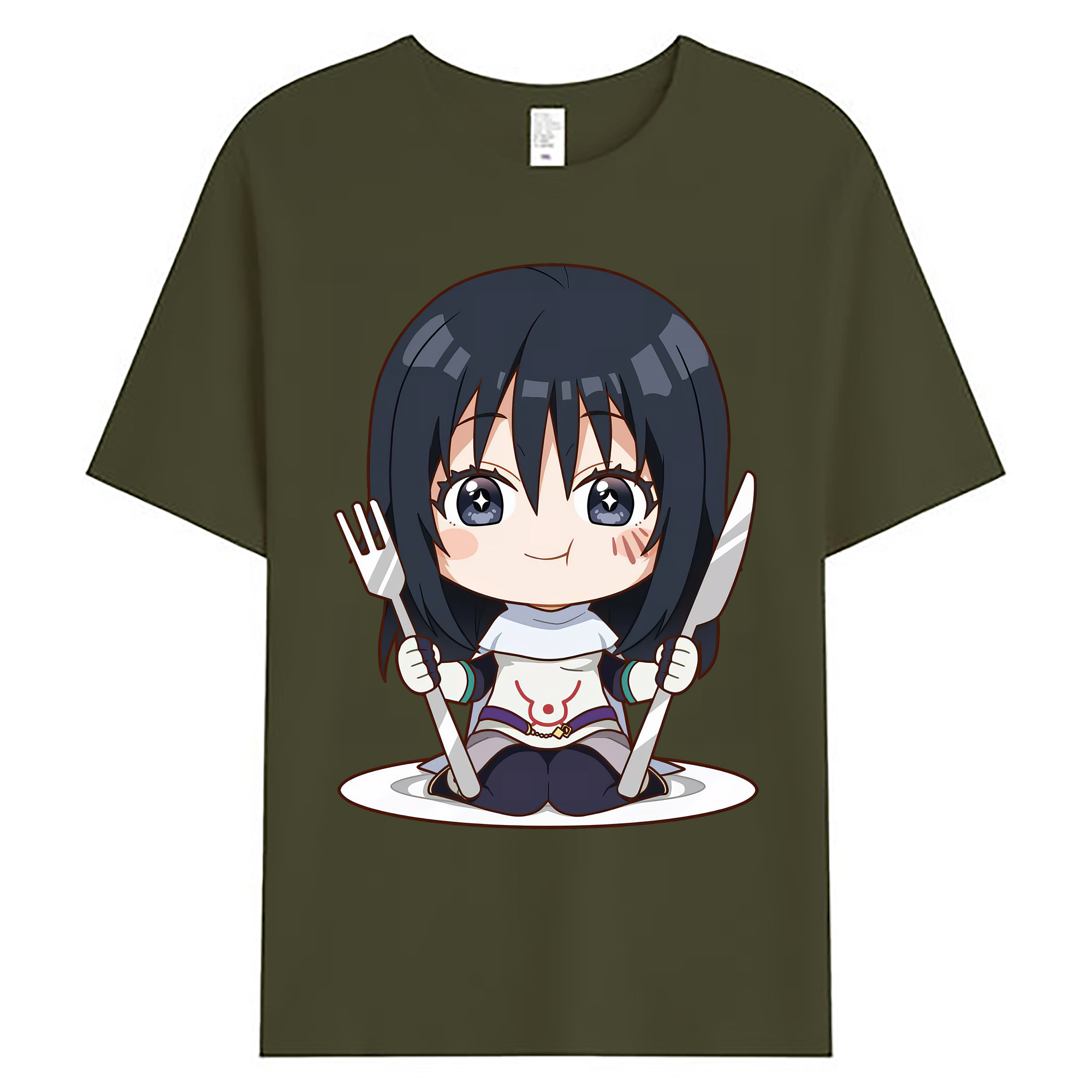 （画像用） 転スラ Regarding Reincarnated to Slime 綿100％ メンズ半袖Tシャツ｜肌触りやわらか＆通気性
